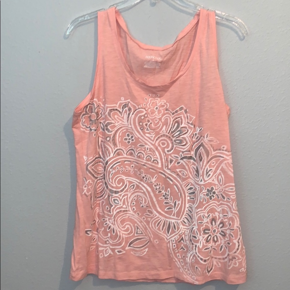 3/$25 Merona floral beaded top